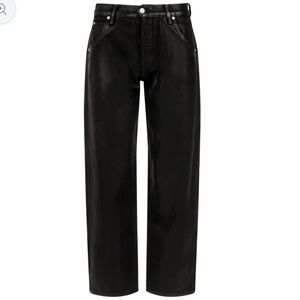 Daily Blue (Adriano Goldschmied AG) sz 27 Mantra barrel leg black coated NWT